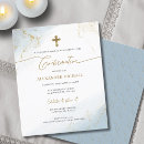 Recherche de garçons confirmation invitations Blanc