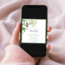 Search for green olive square invitations Eucalyptus