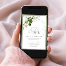 Search for delicate bridal shower invitations Elegant modern floral