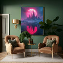 Recherche de ville futuriste posters Cyberpunk