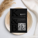 Search for black rsvp cards Modern