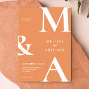 Search for apricot wedding invitations Modern