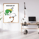 Search for pelican posters Never give up