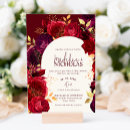 Search for crimson wedding invitations Chic