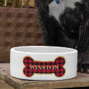 Search for christmas dog bowls Buffalo plaid