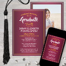 Recherche de maroon graduation invitations Classe de 2025