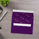 Search for purple and gold envelopes Trendy