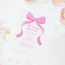 Search for bow bridal shower invitations Sophisticated