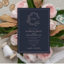 Search for navy blue and blush pink wedding invitations Modern