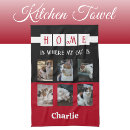 Search for red and black tea towels White