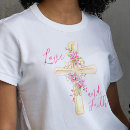 Recherche de croix de pâques tshirts Fleurs
