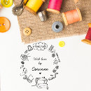 Search for sewing rubber stamps Handmade