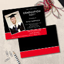 Search for red and gold graduation invitations Simple