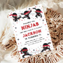 Search for karate birthday invitations Calling all ninjas
