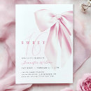 Recherche de pink bow anniversaire invitations Coquette