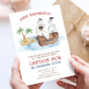 Search for pirate ship birthday invitations Ahoy matey
