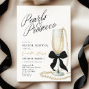 Recherche de pearl bridal shower invitations Perles et poursuites