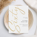Search for chic 60th birthday invitations Sixty