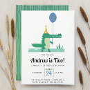 Search for alligator party invitations Animals