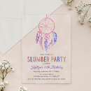Search for sleepover square invitations Modern