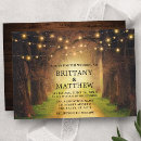 Search for enchanted forest wedding invitations String lights