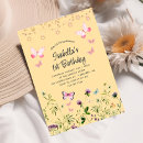 Search for spring 1st birthday invitations Wildflower