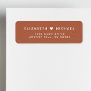 Search for elegant chic return address labels Minimal