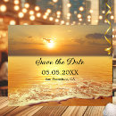 Search for beach 4x5 invitations Gold