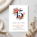 Search for 15th birthday save the dates 15 years old