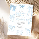 Search for light blue invitations Vintage