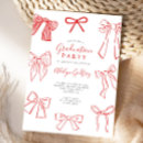Search for red bow invitations Coquette