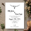 Search for western wedding invitations Black and white