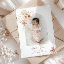 Search for boho birth announcement cards Arch