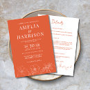 Search for sunset wedding invitations Modern typography