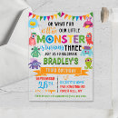 Search for little monster invitations Kids