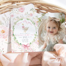 Search for blush pink 1st birthday invitations One silly goose