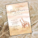 Search for african safari baby shower invitations Modern