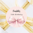 Search for romantic birthday stickers Coquette