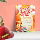 Search for fire fighter birthday invitations Boy