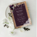 Recherche de bois et dentelle invitations Pour elle