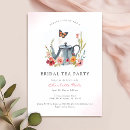 Search for garden tea bridal shower invitations Elegant