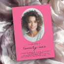 Search for photo 21st birthday invitations Elegant