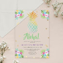 Recherche de ananas moderne invitations Luau