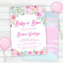 Recherche de pêche et bleu invitations Moderne