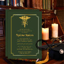 Search for green and gold graduation invitations Elegant graduation party