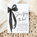 Recherche de black bridal shower invitations Pour elle