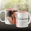 Recherche de dame de honneur tasses Bridesmaid