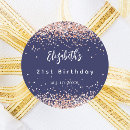 Search for gold and navy stickers Sweet 16