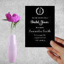 Search for monogram bridal shower invitations Traditional