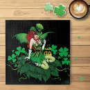 Search for st patricks day shamrock puzzles Green